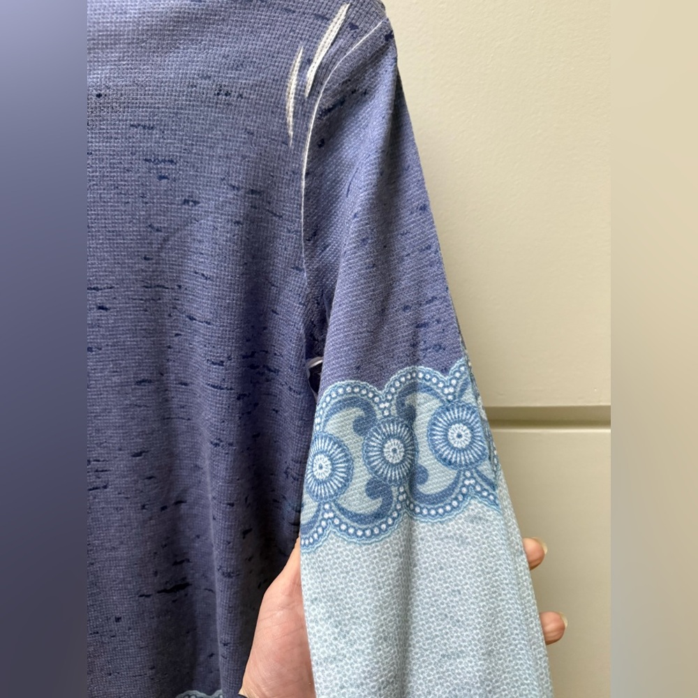 Whimsy Rose thermal shirt with long sleeves and elephant print in size medium. - Picture 3 of 5
